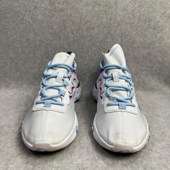 Nike Shoes Womens Size 7 React Element 55 Blue Purple Running Sneaker BQ2728-008 - Picture 2 of 9